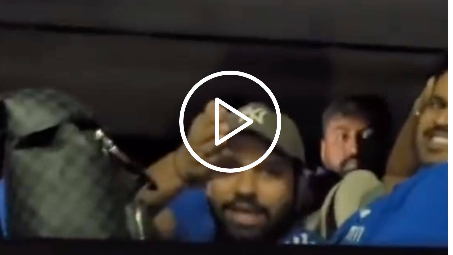 [Watch] Rohit Sharma’s Lighthеartеd Banter With A Fan From Team Bus Ahead Of WC Final